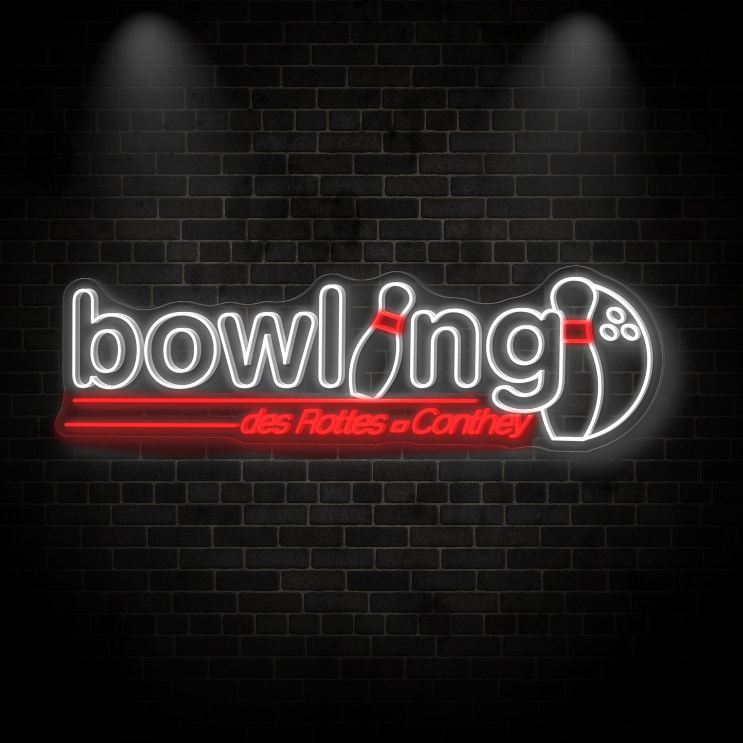 Neon "bowling"