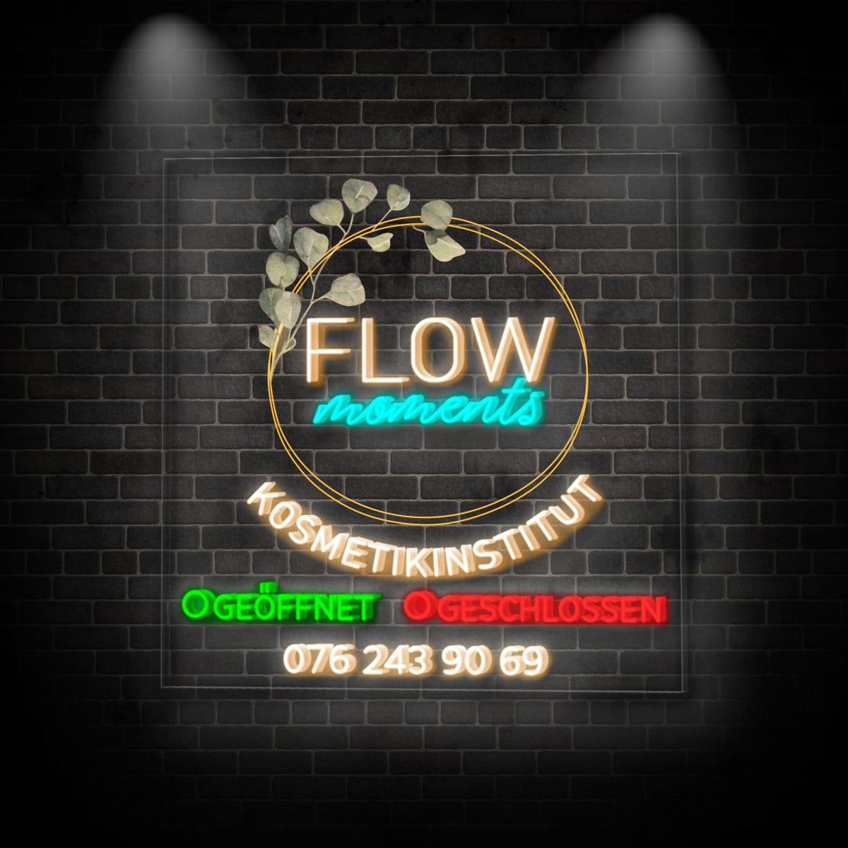 Neon "FLOW moments"