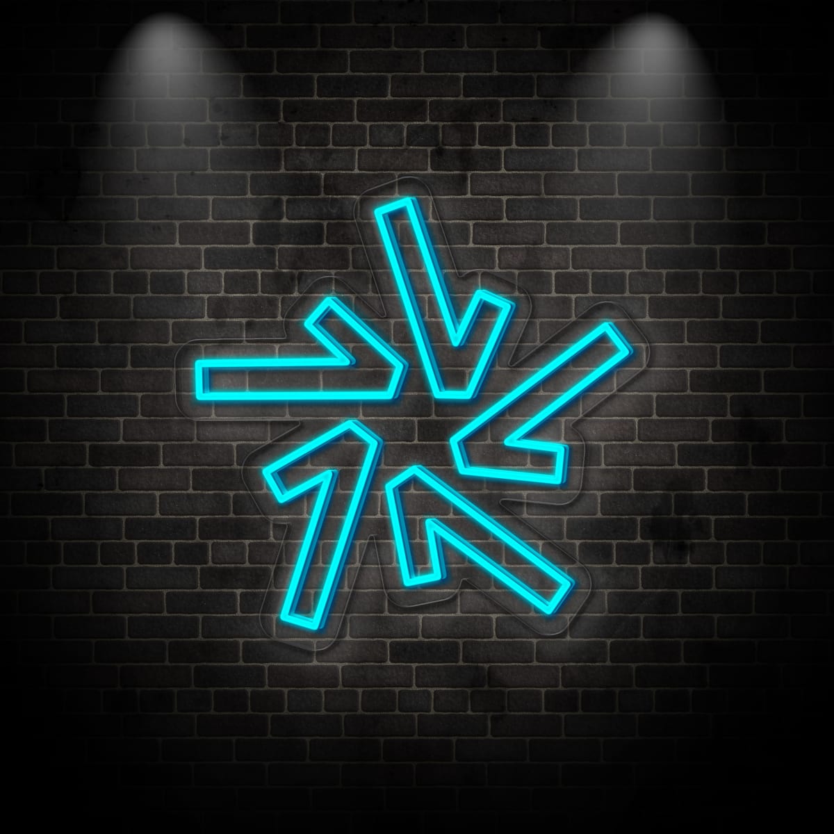 Neon "snowflakes 2"