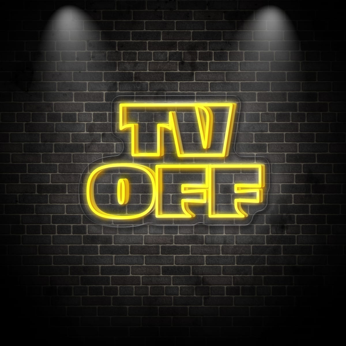 Neon "TV OFF"