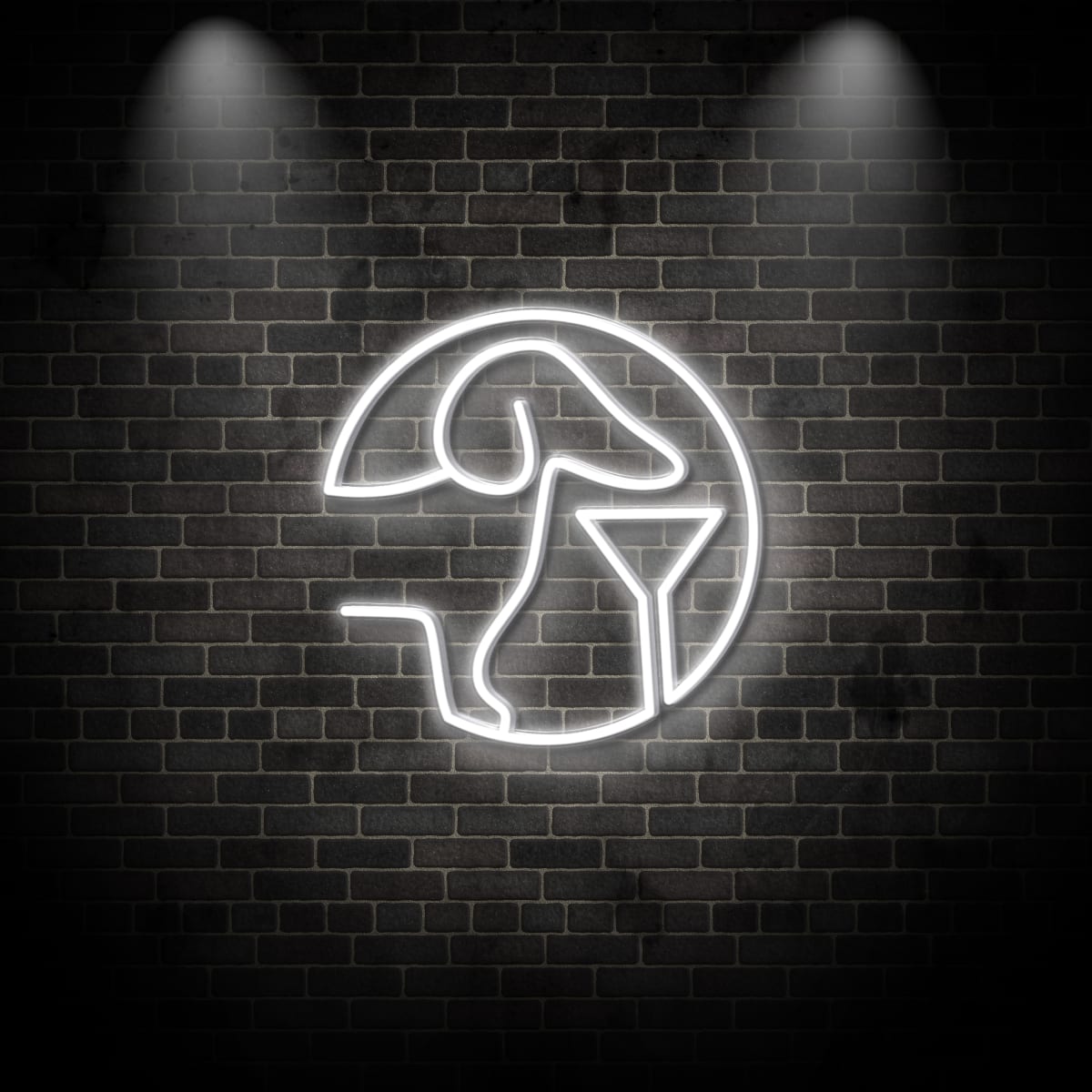 Neon "Logo-dachshund"