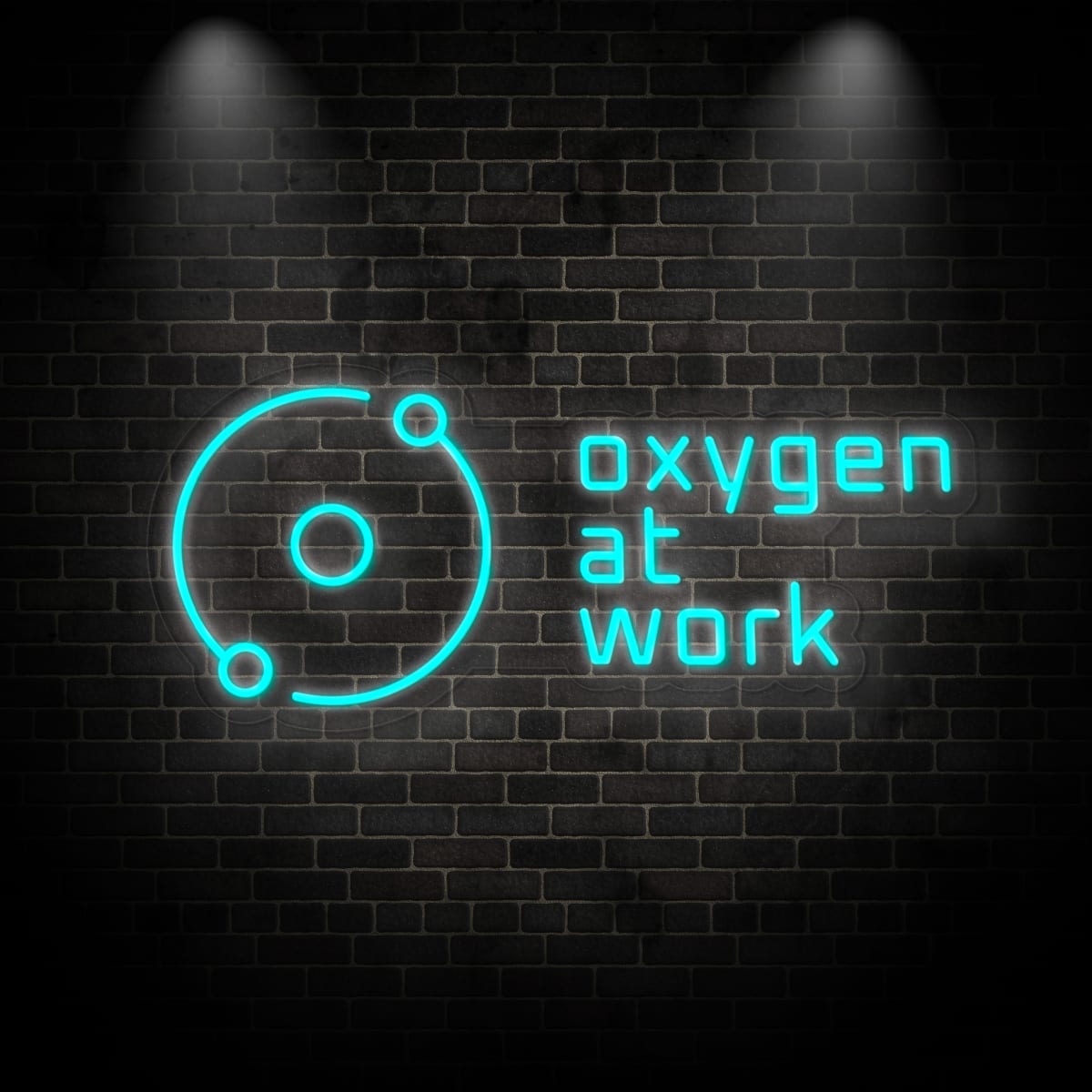 Neon "OXYGEN AT WORK 2"