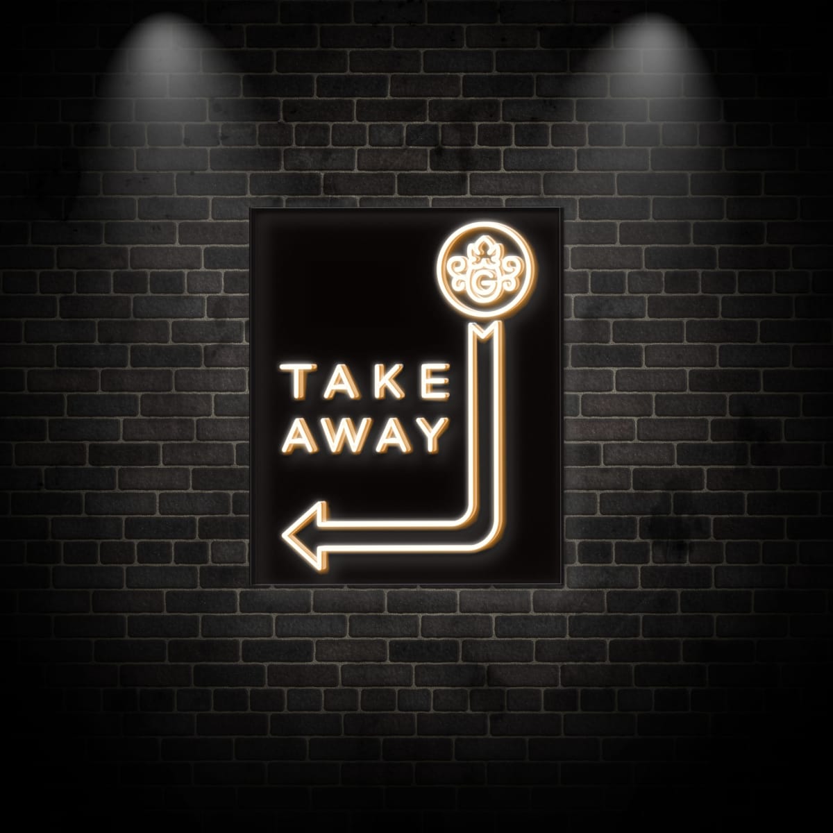 Neon "take away"