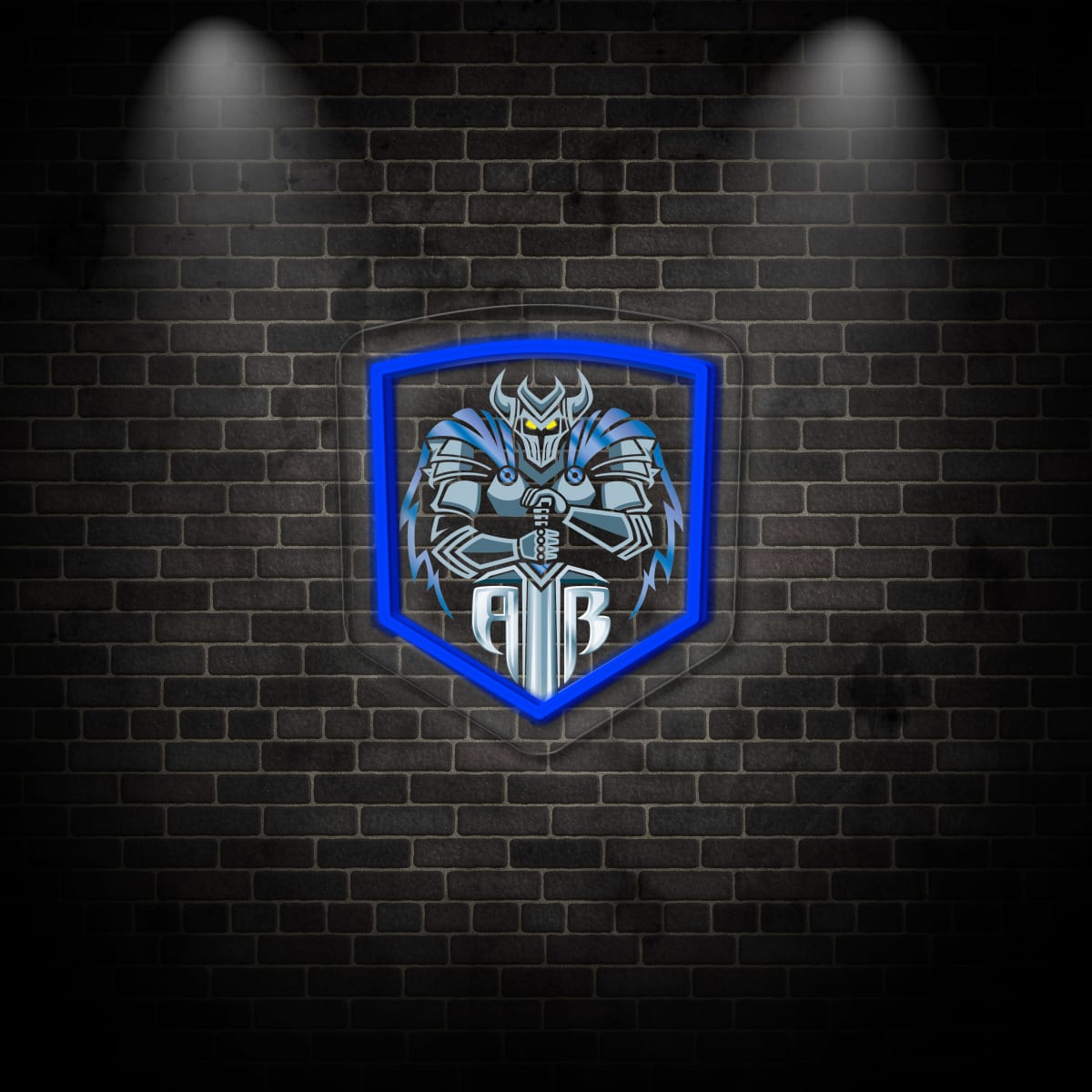Neon ""Soldier"logo"