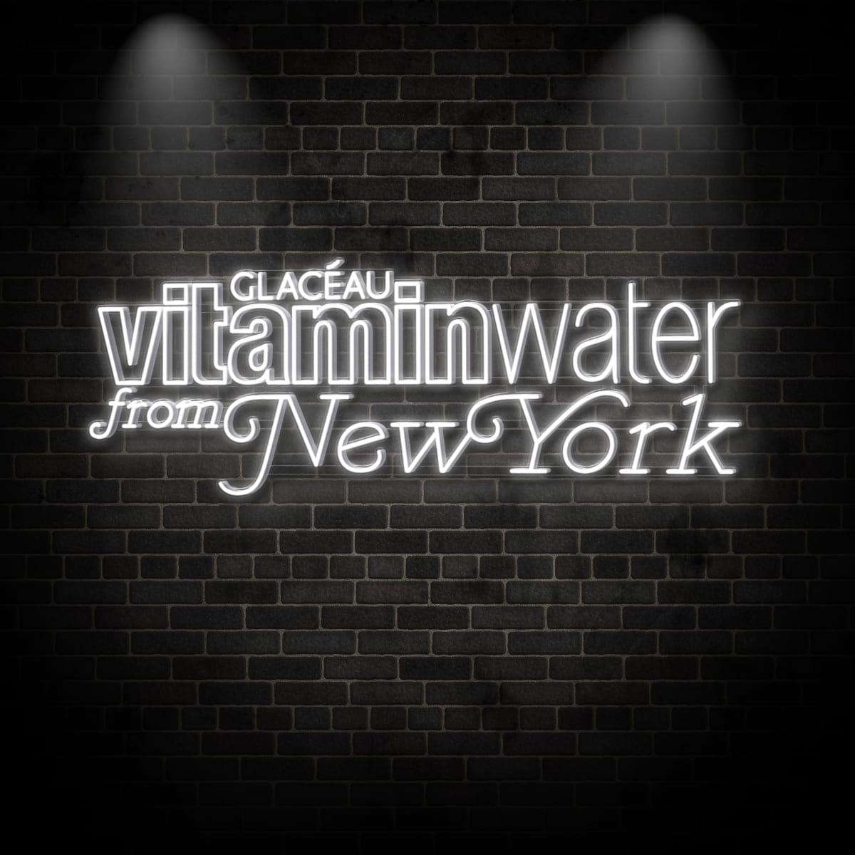 Neon "vitaminwater from NewYork"