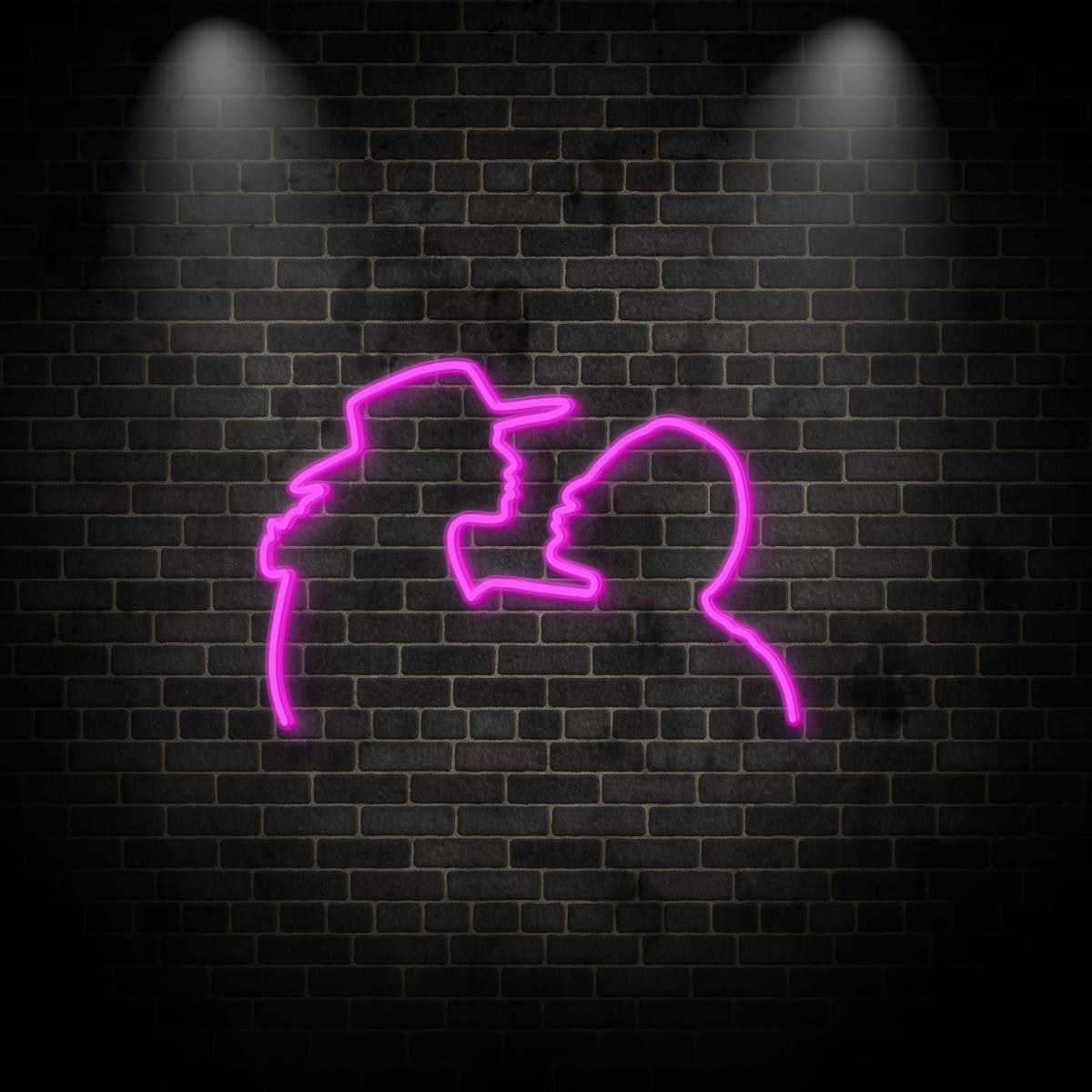 Neon "men and women"