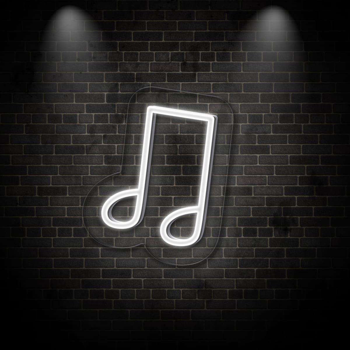 Neon "musical symbol 6 1"