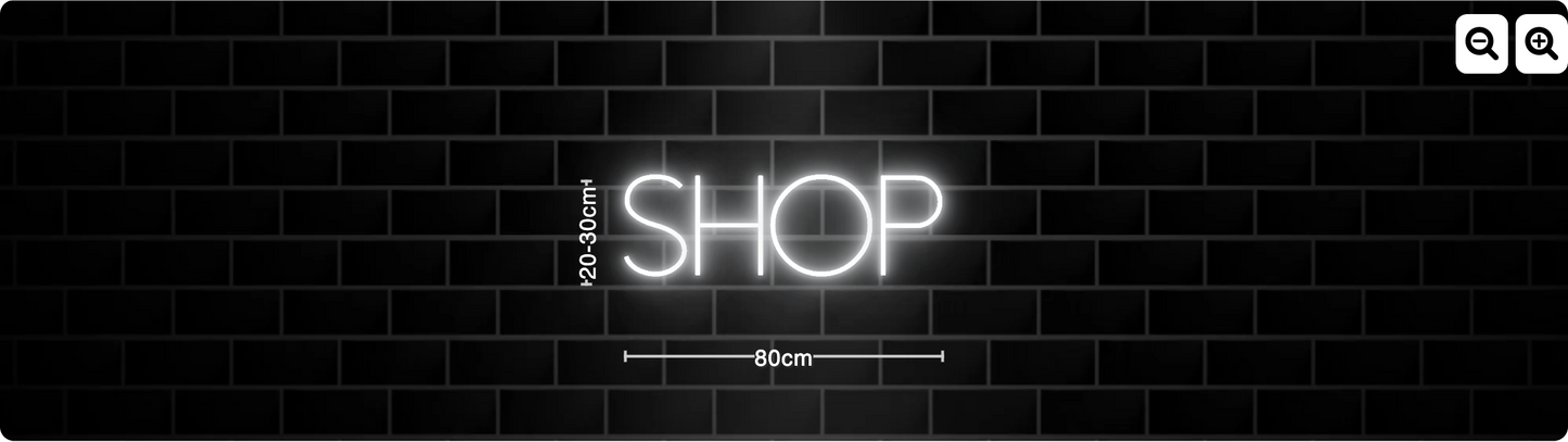 Neon "SHOP 1"