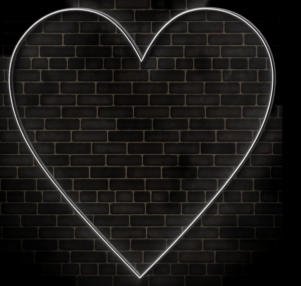 Neon "Heart (in two pieces) 4"