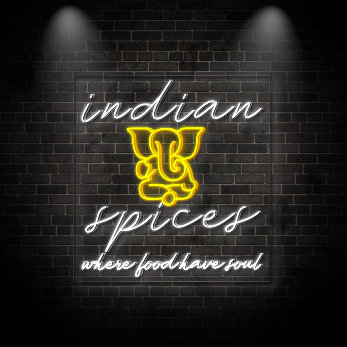 Neon "indian spices 1"