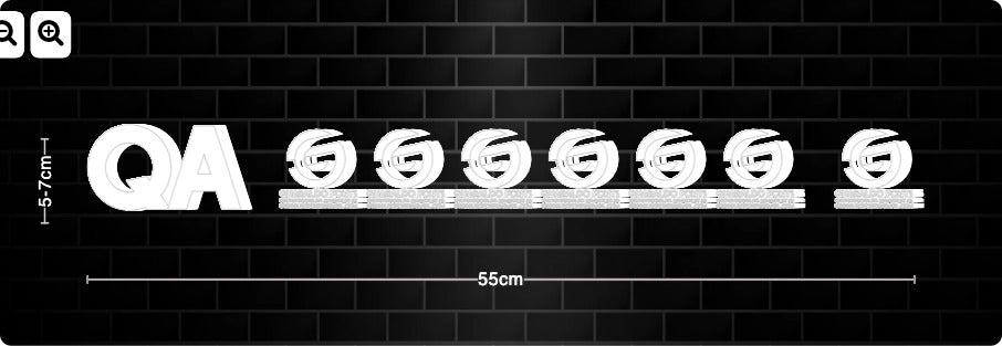 3D SIGN (NO LED) QA 127812 7