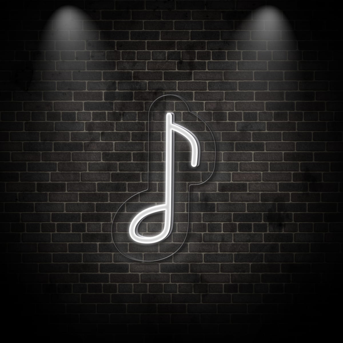 Neon "musical symbol 4 3"