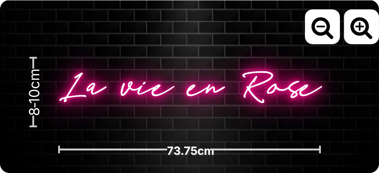 Neon La vie en Rose