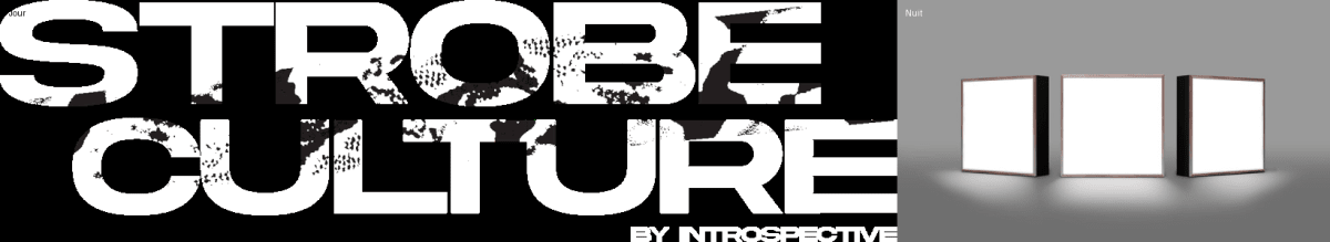 Enseigne Led 3D "Strobe culture"