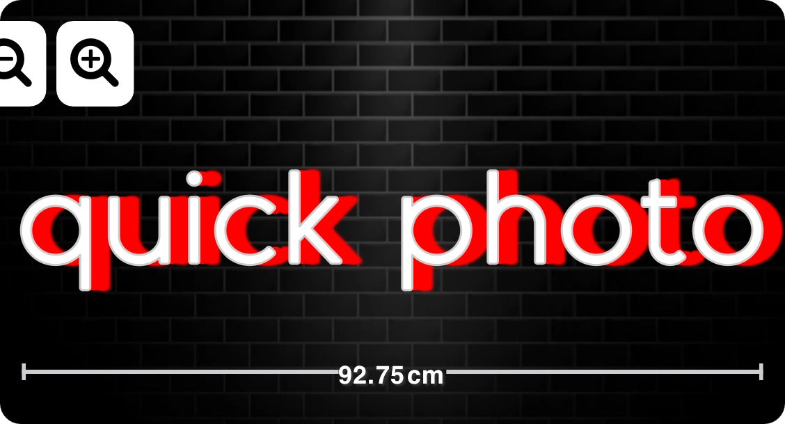 3D LED SIGN quick photo