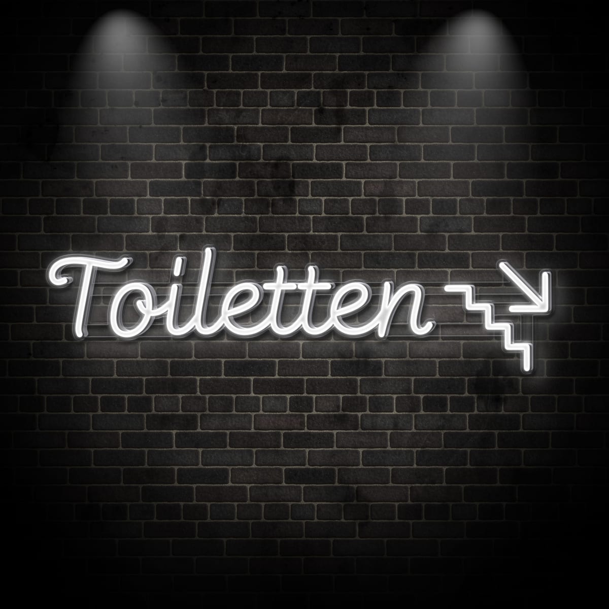 Neon "Toiletten"