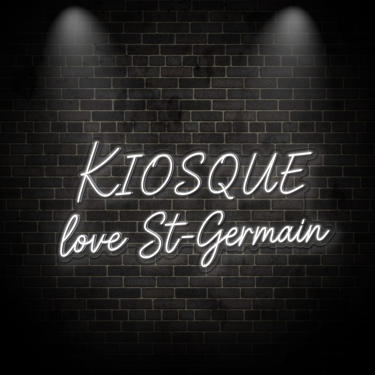 Neon "KIOSQUE love St-Germain "