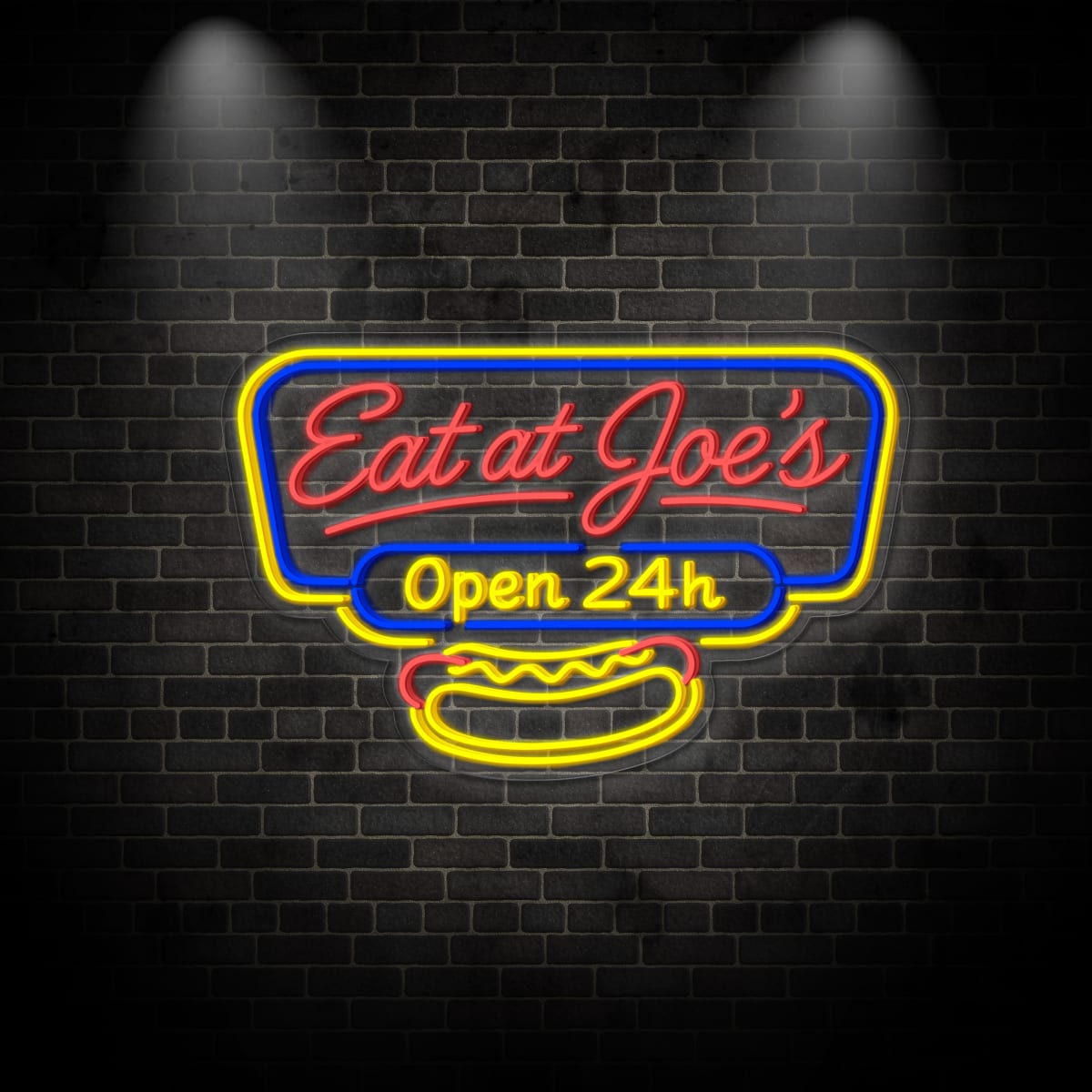 Neon "Eat at Joe’s"