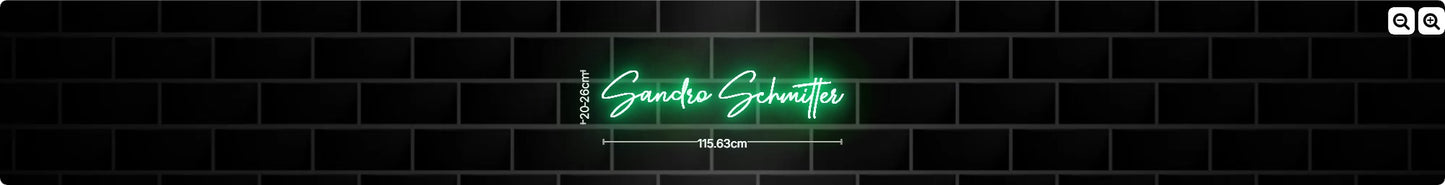 Neon Sandro Schmitter