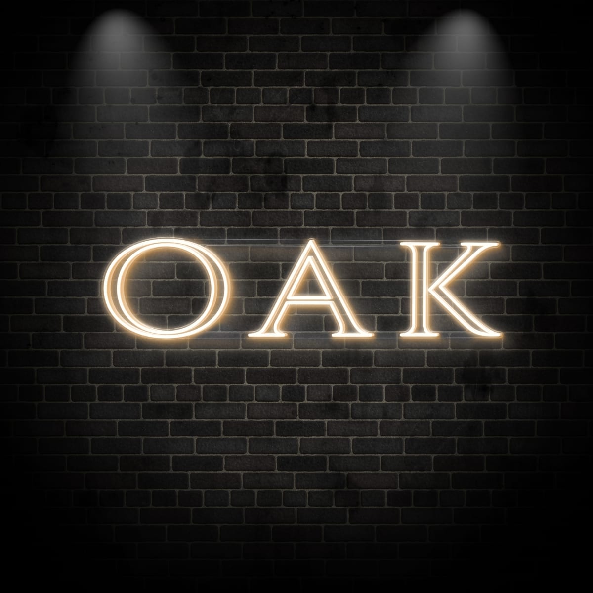 Neon "OAK"