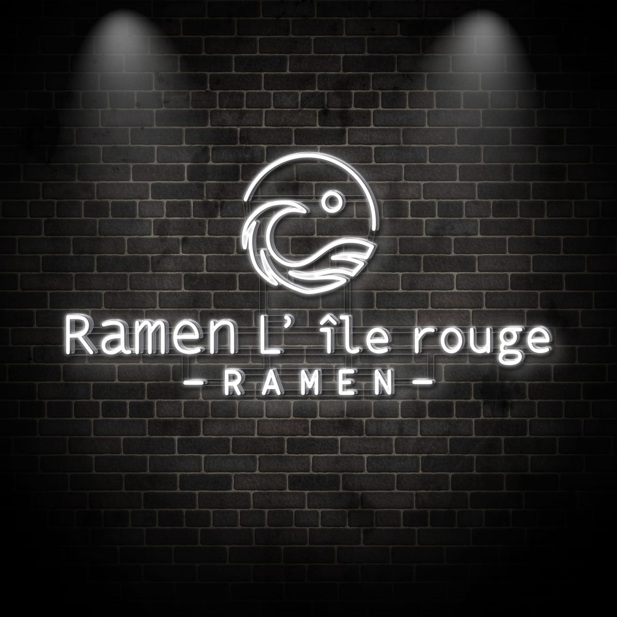 Neon "Ramen L'ile rouge 2"