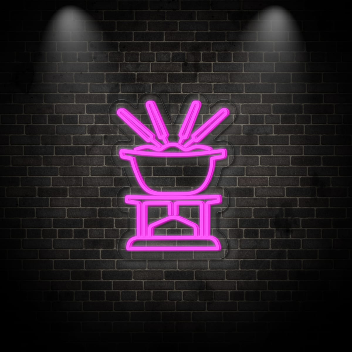 Neon "stove"