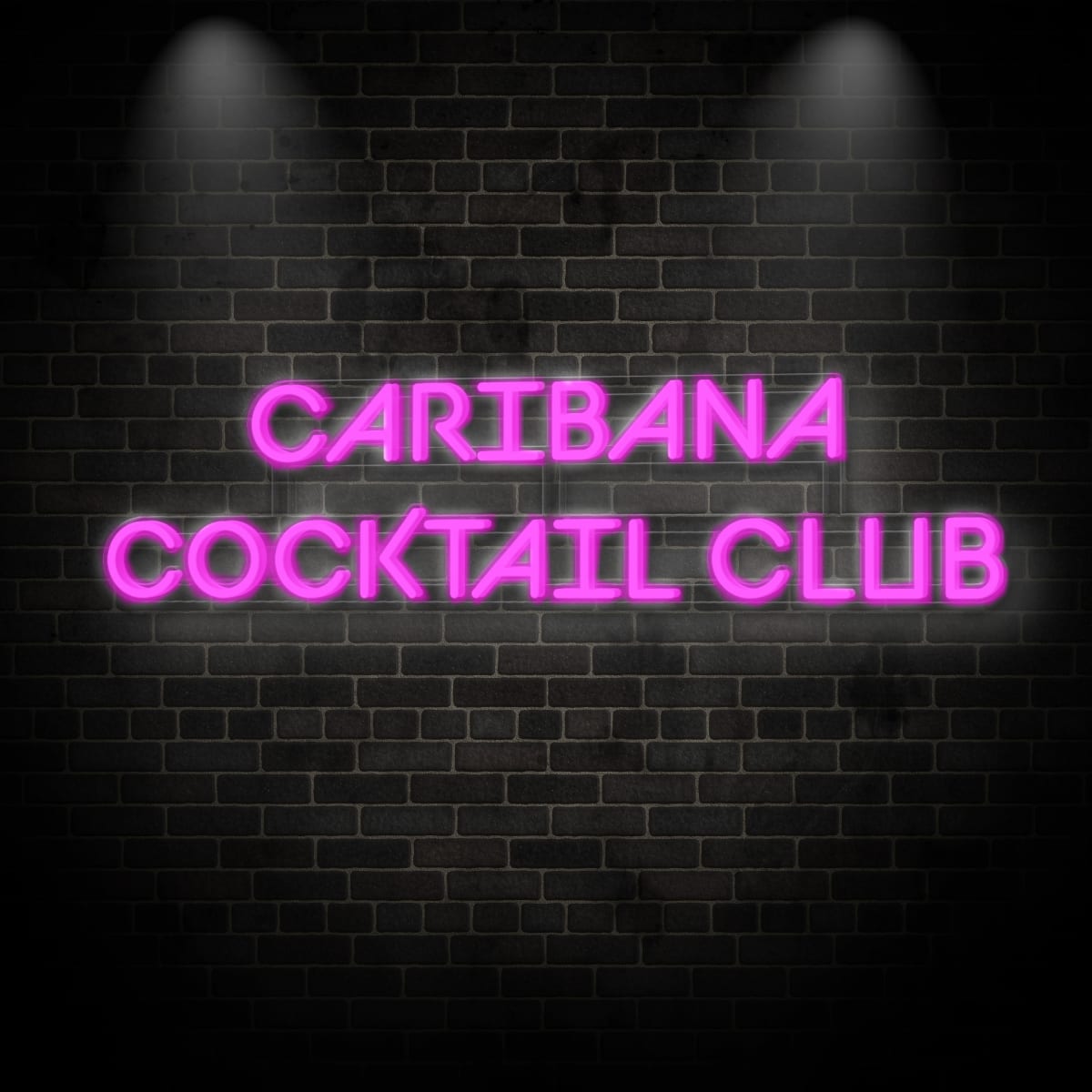 Neon "CARIBANA COCKTAIL CLUB 2"