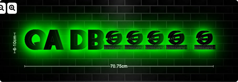 3D LED SIGN QA db9253 1