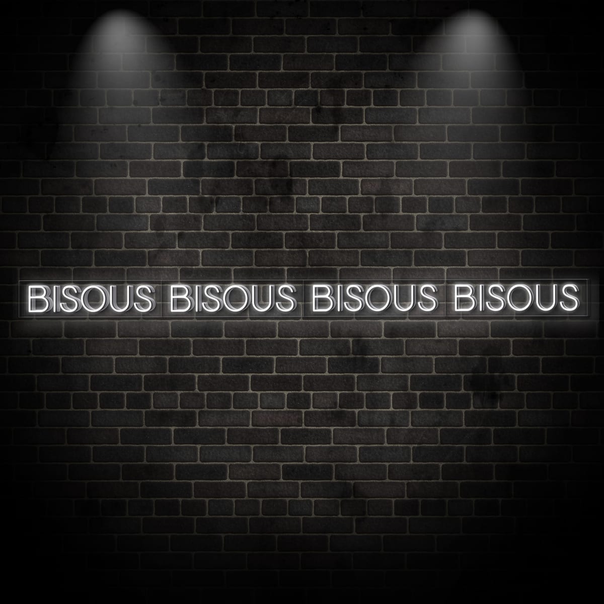 Neon "bisous"