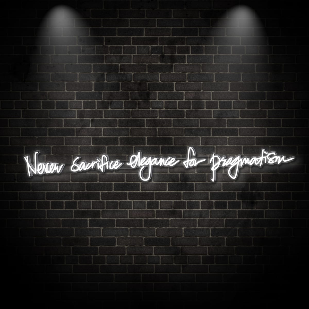 Neon ""manuscript" 2"