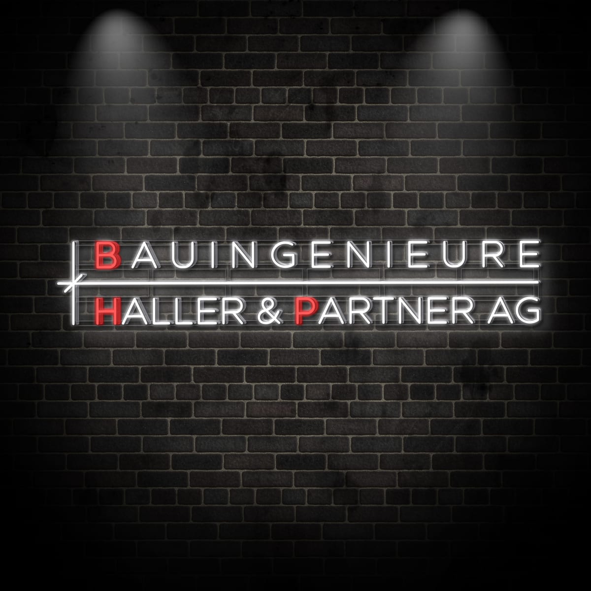 Neon "BAUINGENIEURE"