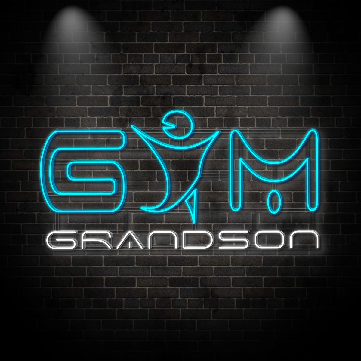 Neon "Grandson gym"