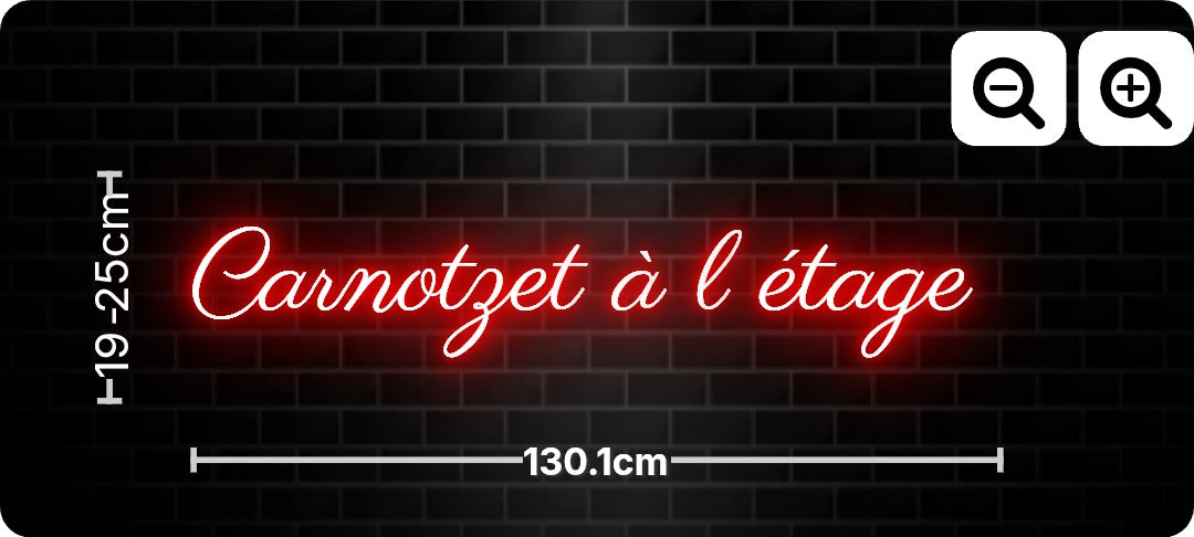 Neon Carnotzet à l étage