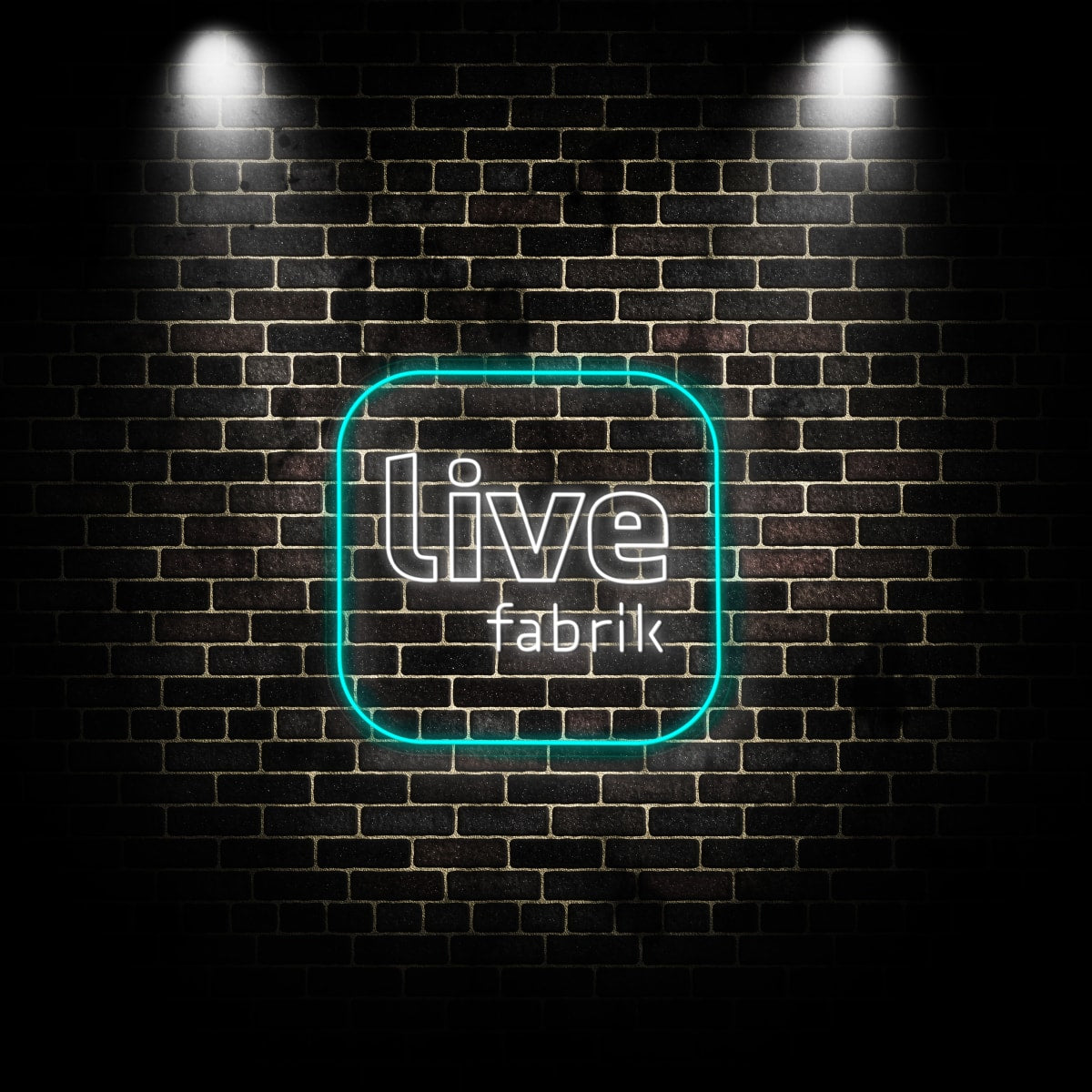 Neon "Live fabrik"
