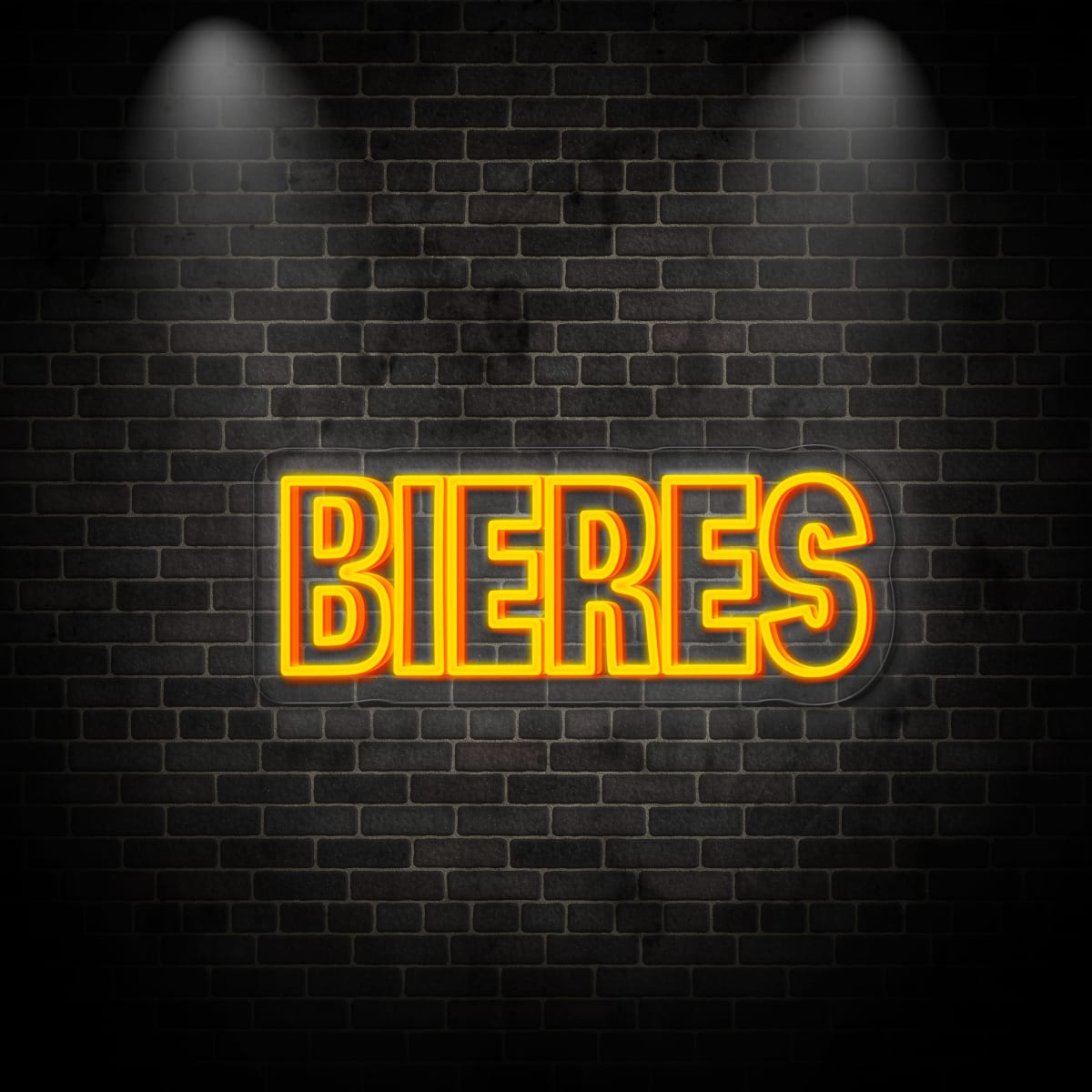 Neon "BIERES 2"
