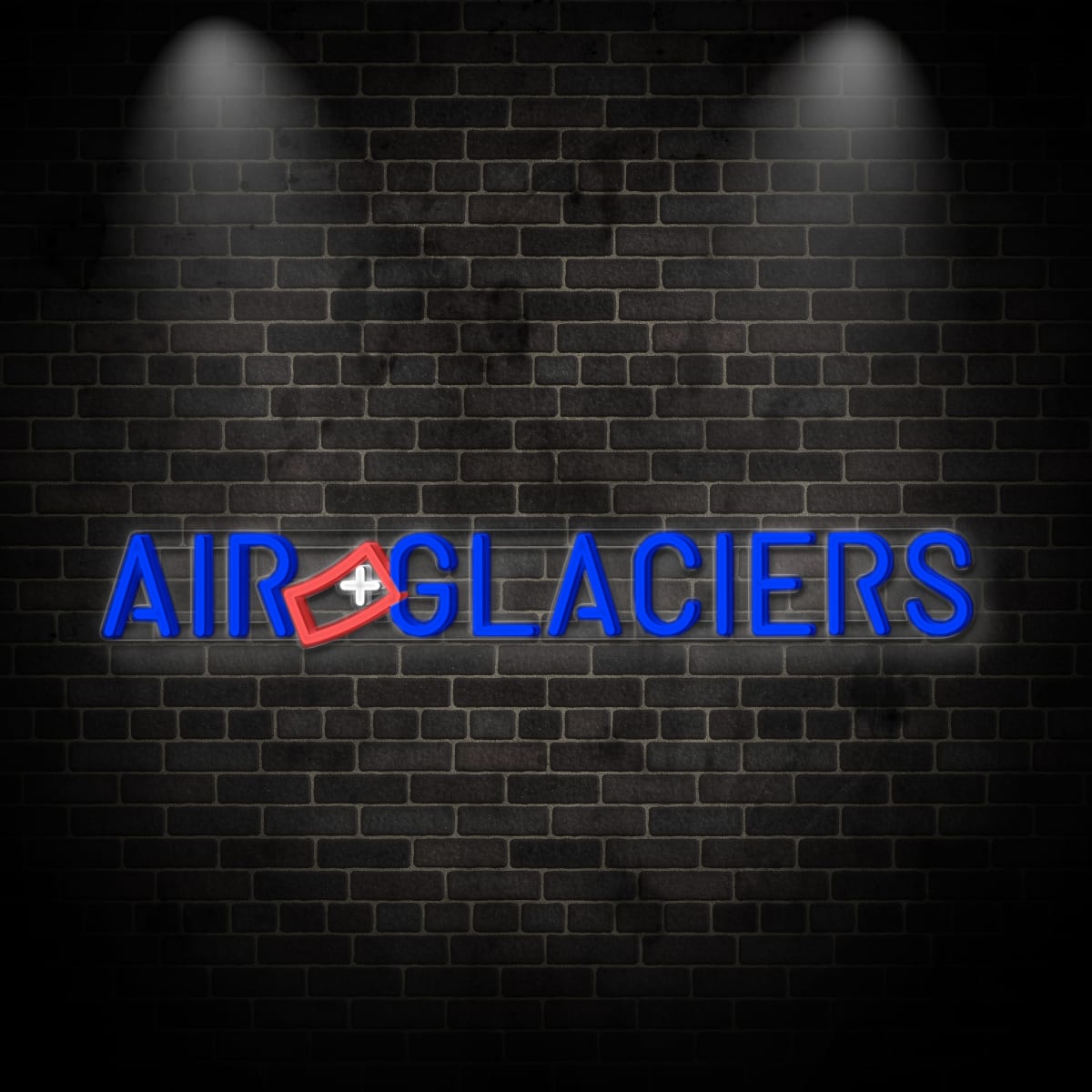 Neon "AIR GLACIERS"