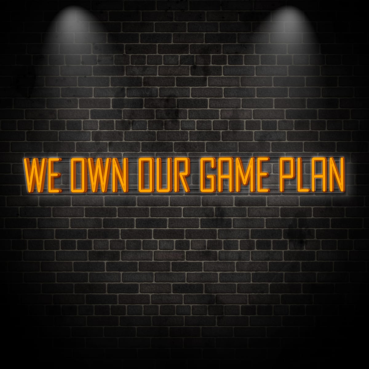Neon "We own our game 5"