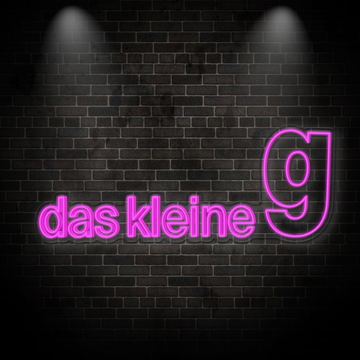 Neon "das kleine g"