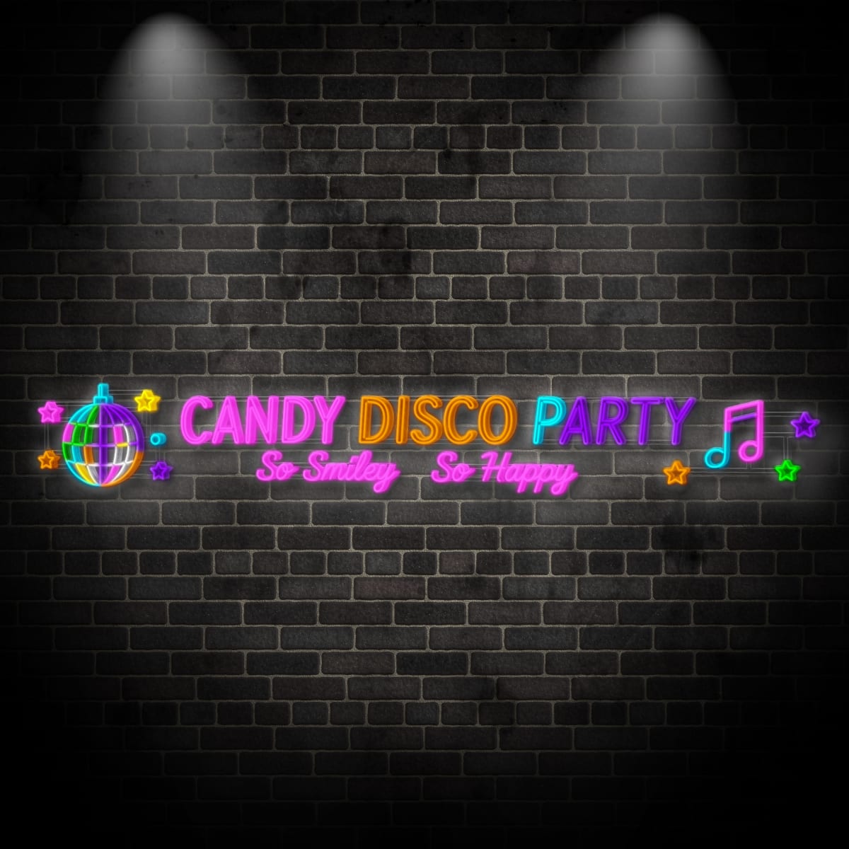Neon "CANDY DISCO PARTY 1"