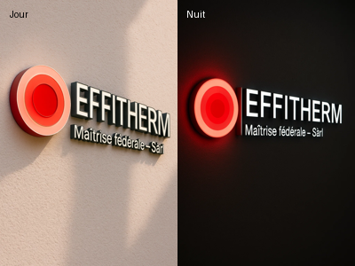 Enseigne Led 3D "Effitherm"