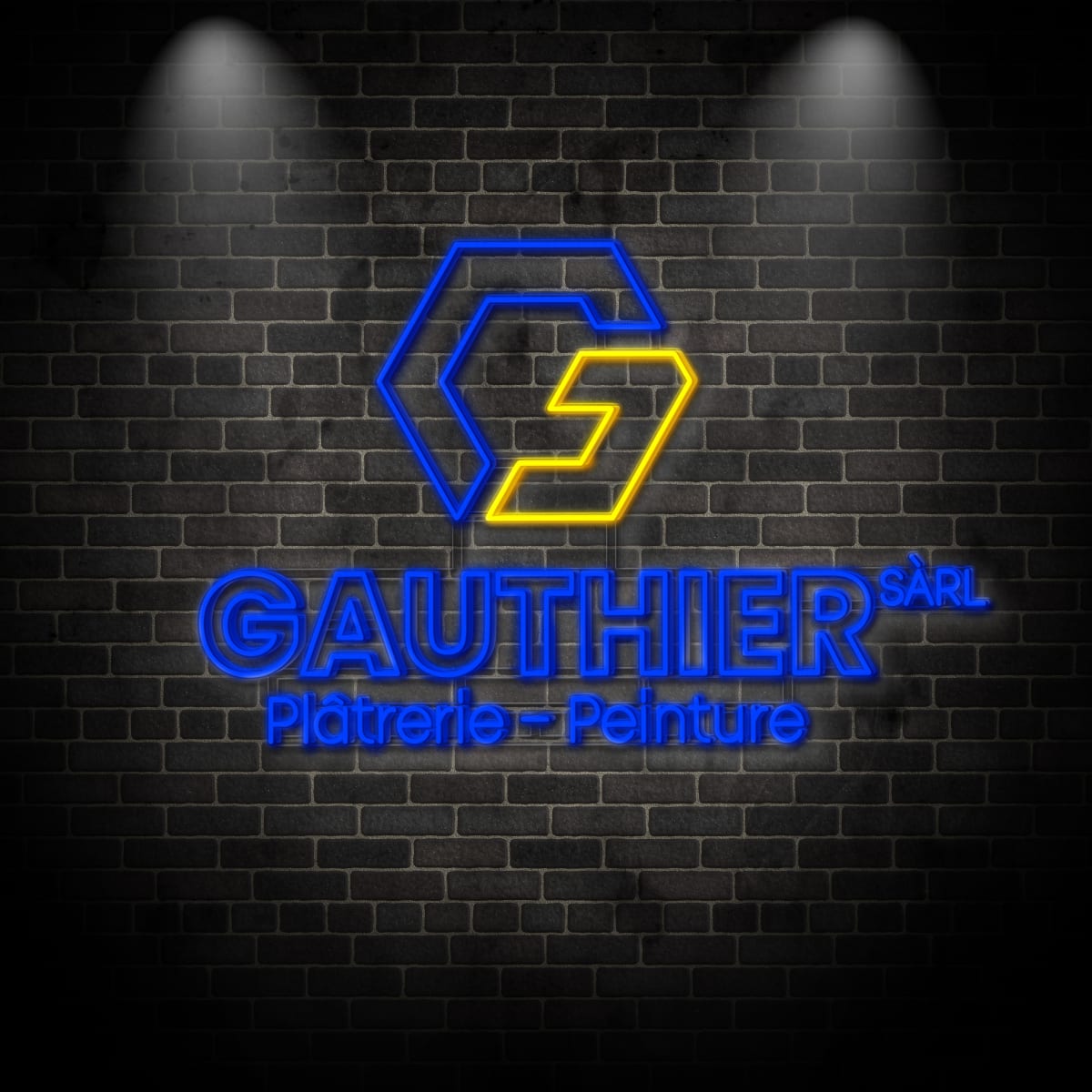 Neon "GAUTHIER 1"