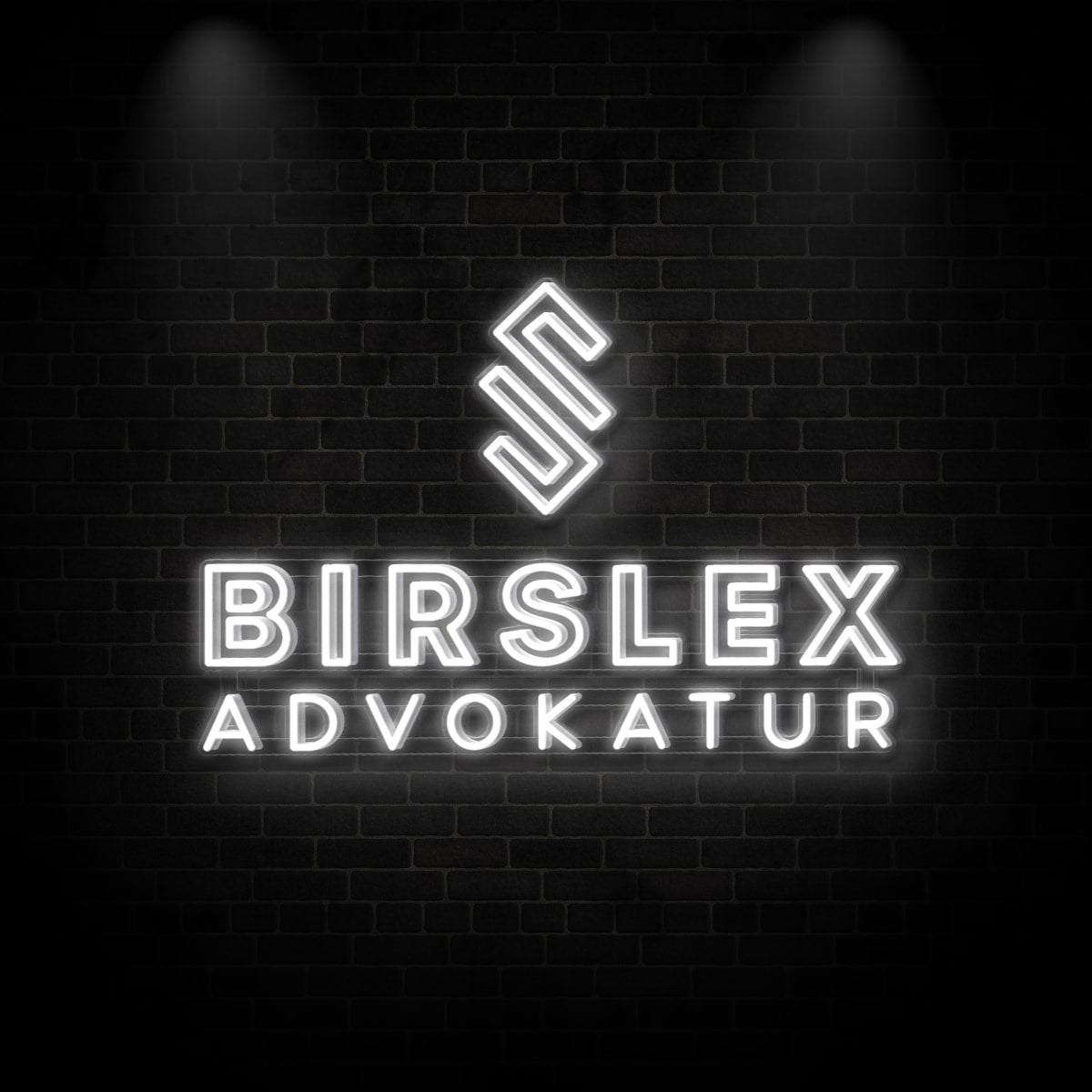 Neon "BIRSLEX-ADVOKATUR 2"