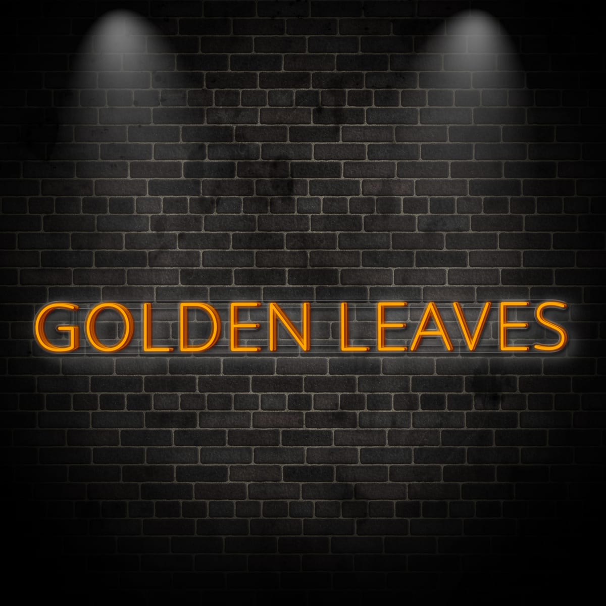 Neon "GOLDEN LEAVES"