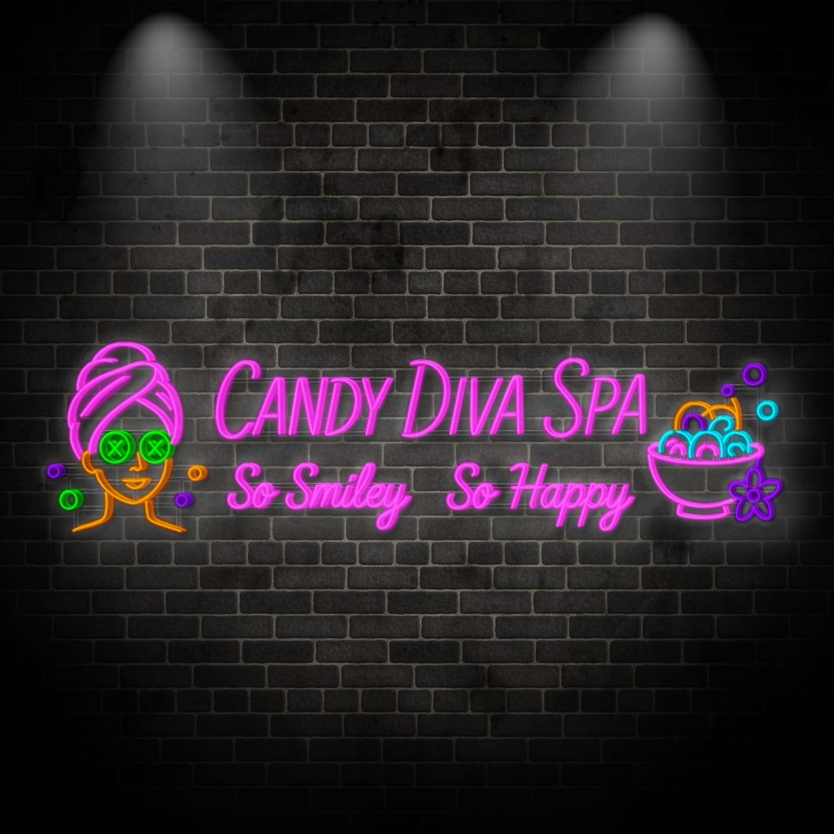 Neon "CANDY DIVA SPA 3"