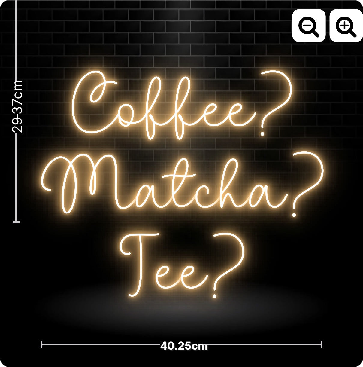 Neon Coffee?
Matcha?
Tee?