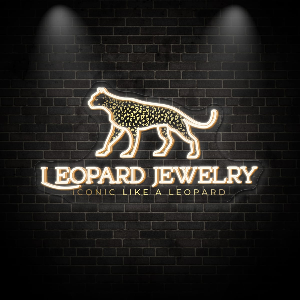 Neon "LEOPARD JEWELRY"