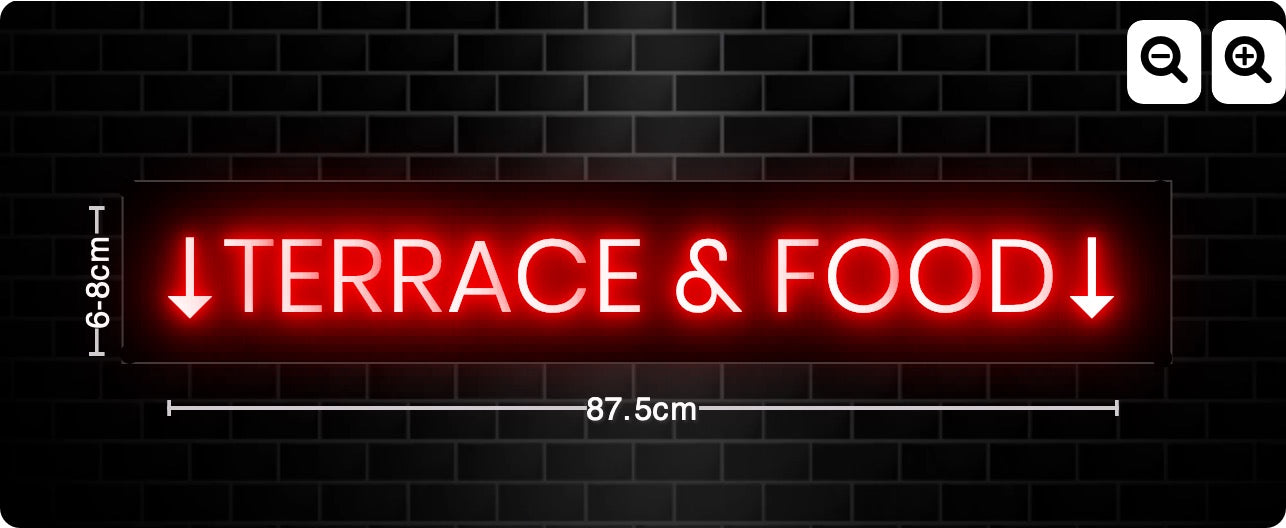 Neon ↓TERRACE & FOOD↓