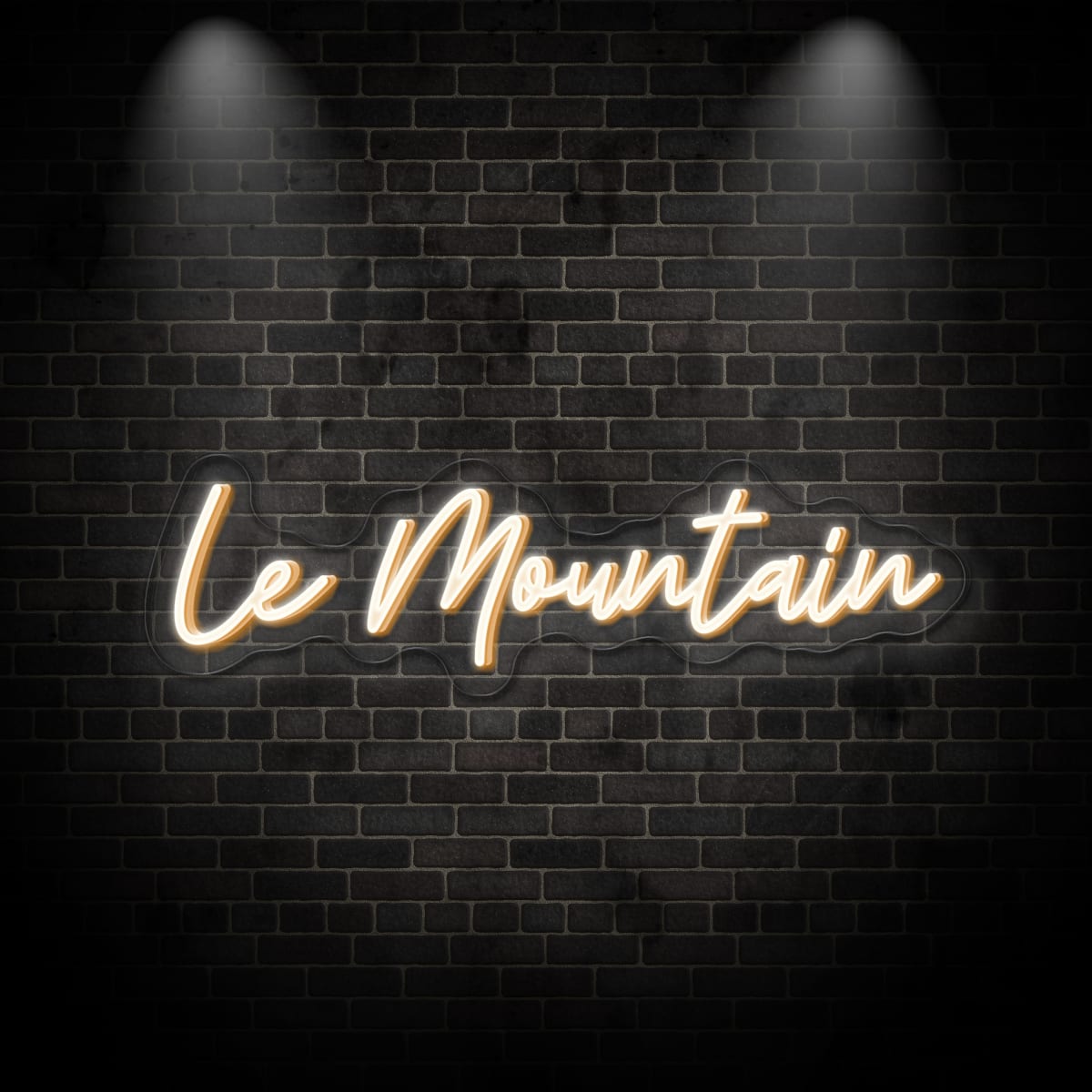 Neon "Le Mountain"