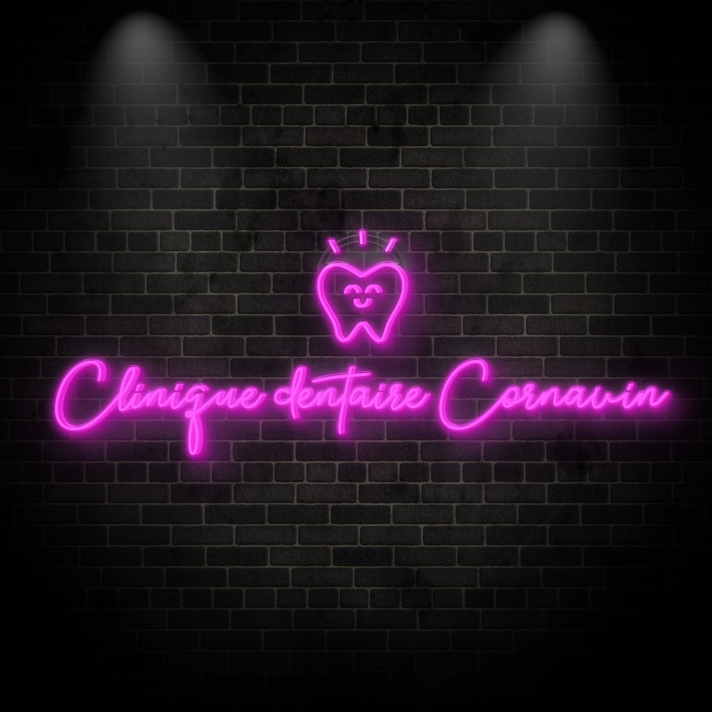 Neon "Clinique dentaire Cornavin"