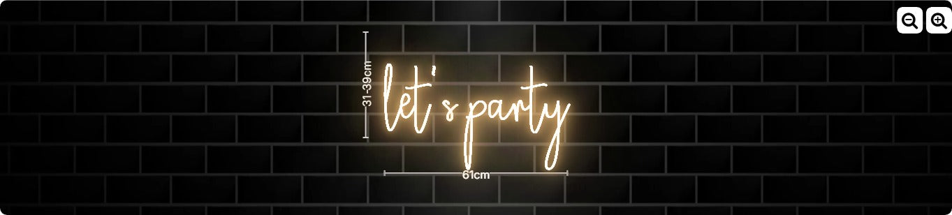 Neon let's party